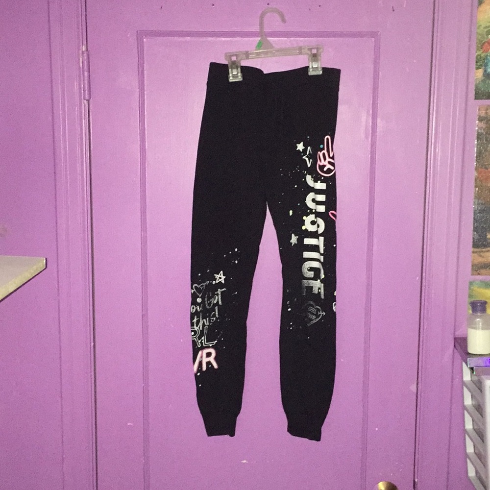 Justice sweat pants